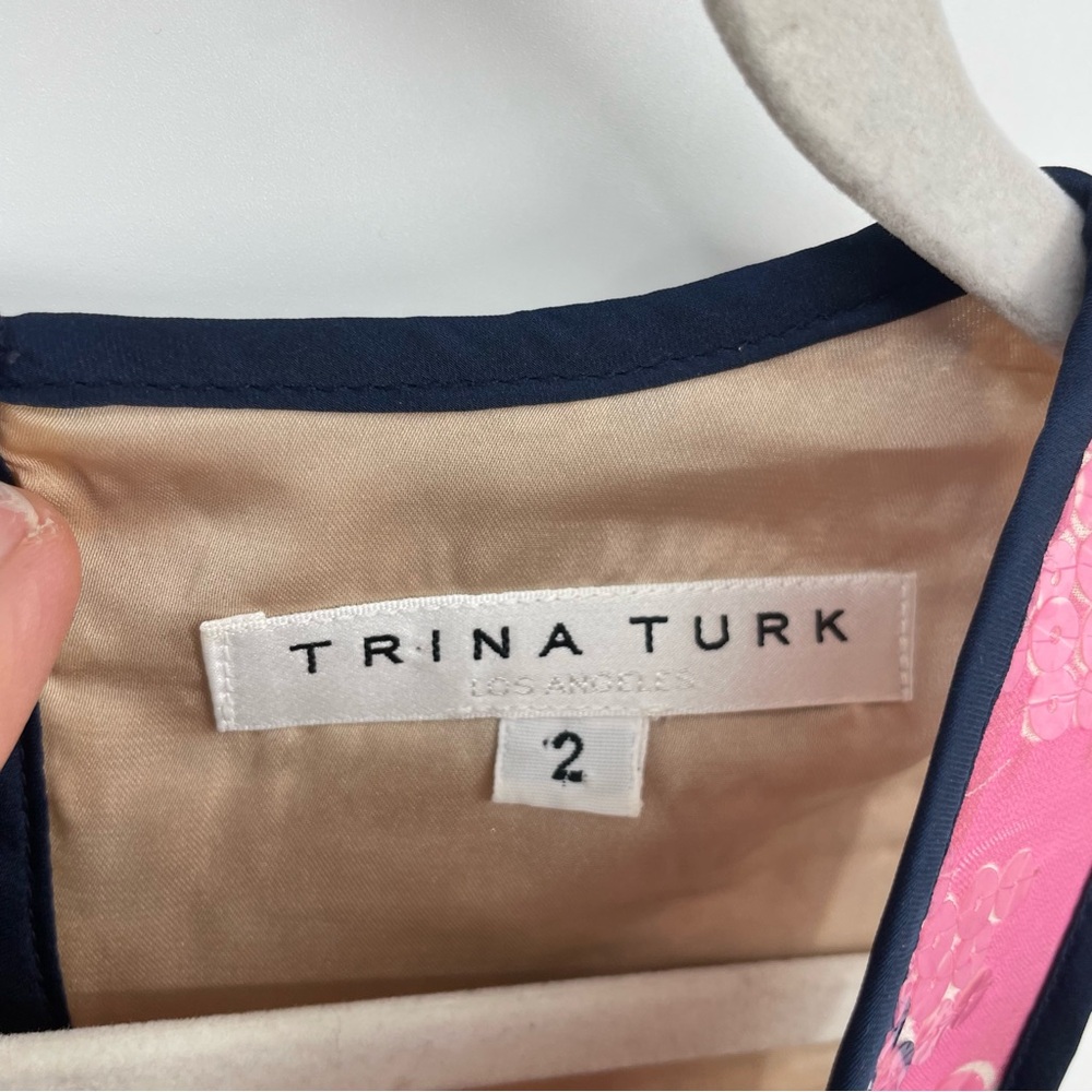 Trina Turk Multicolor Sequin Mini Dress - Picture 4 of 9